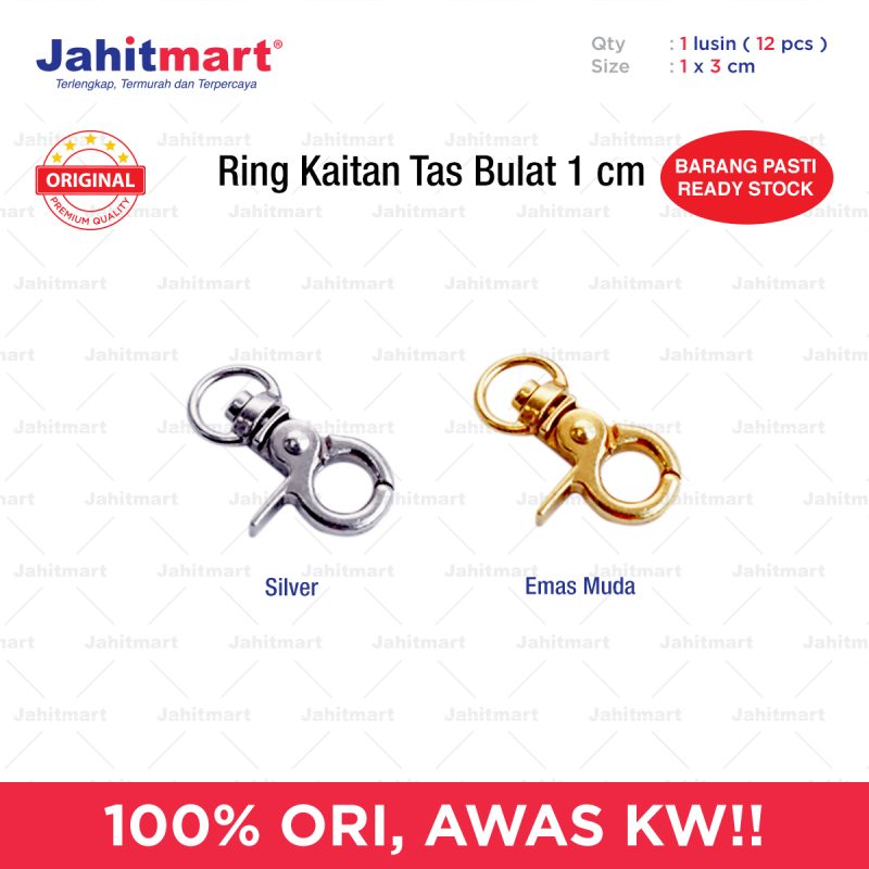 Ring Kaitan Tas Bulat Cm Jahitmart